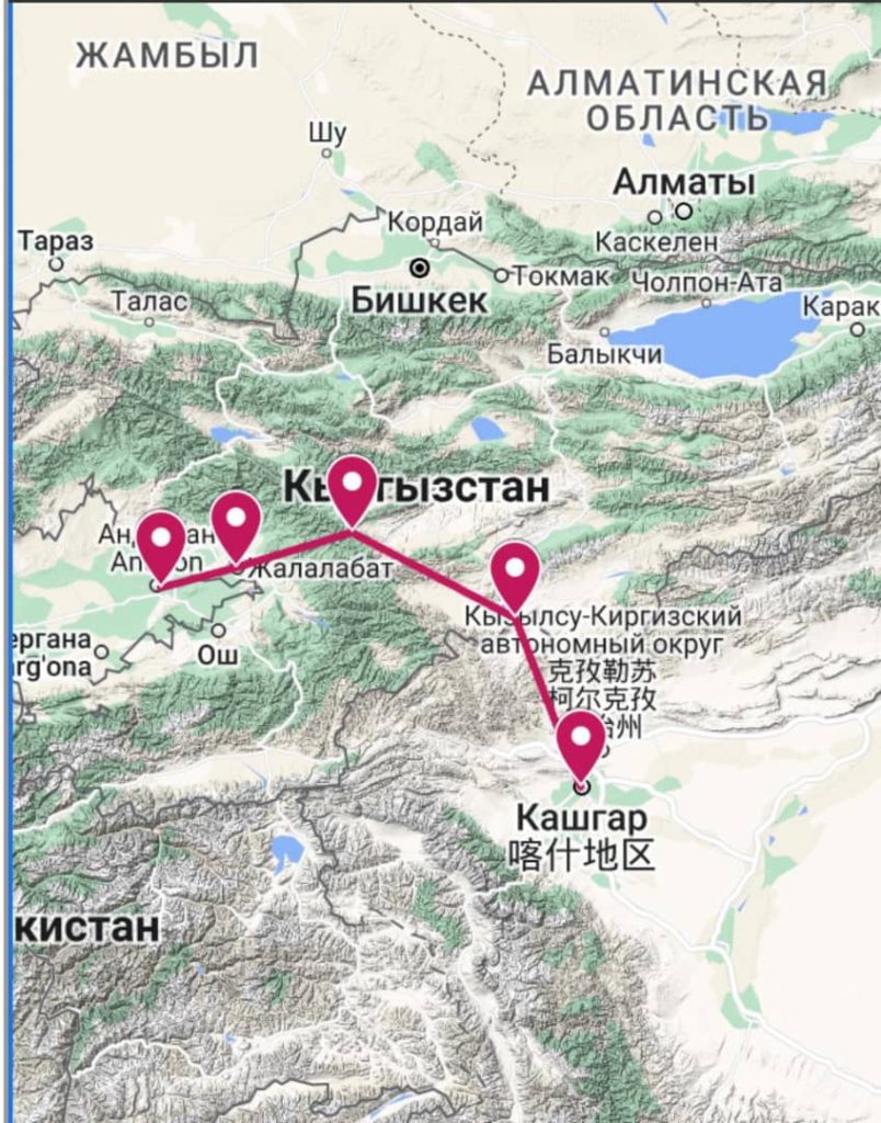 Кытай-Кыргызстан-Өбекстан темир жолунун маршруту белгилүү болду