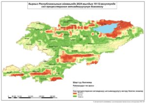 Шашылыш билдирүү: нөшөрлүү жаандан улам сел жүрүшү мүмкүн